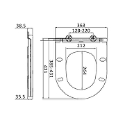 Унитаз с инсталляцией AM.PM Spirit FlashClean C701700WH+C707857WH + Grohe Rapid SL 38772001 с сиденьем Микролифт и клавишей смыва Хром-14