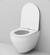 Унитаз с инсталляцией AM.PM Spirit FlashClean C701700WH+C707857WH + Tece Base 9400413 с сиденьем Микролифт и Белой клавишей смыва-3