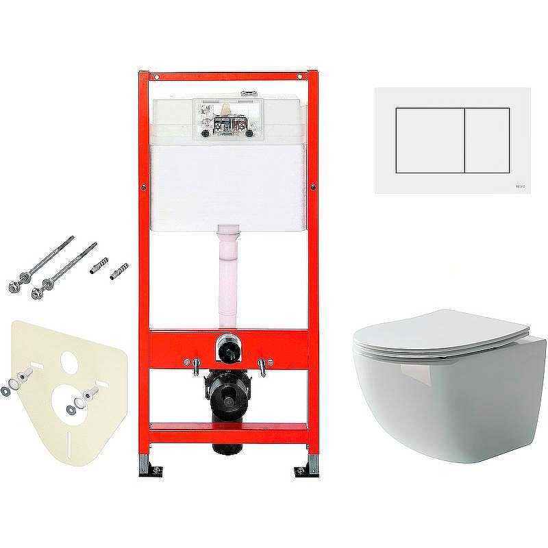 Унитаз с инсталляцией Ceramicanova Forma CN3009 + Tece Base 9400413 
