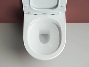 Унитаз с инсталляцией Ceramicanova Forma CN3009 + Tece Base 9400413 с сиденьем Микролифт и Белой клавишей смыва-12