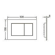 Унитаз с инсталляцией Ceramicanova Forma CN3009 + Tece Base 9400413 с сиденьем Микролифт и Белой клавишей смыва-17