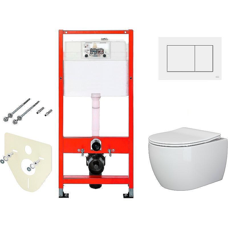 Унитаз с инсталляцией Ceramicanova Play CN3001 + Tece Base 9400413 