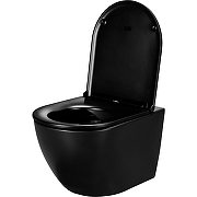 Унитаз с инсталляцией WellWant Aura WWU01122B + Charus City CR.200.21.01 с сиденьем Микролифт и клавишей смыва Хром глянцевый-6