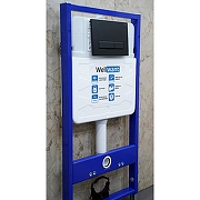 Унитаз с инсталляцией Ceramicanova Forma CN3009 + WellWant Standart 50 WWISI111BB с сиденьем Микролифт и Черной матовой клавишей смыва-11