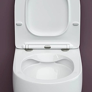 Унитаз с инсталляцией Ceramicanova Play CN3001 + WellWant Standart 50 WWISI111BB с сиденьем Микролифт и Черной матовой клавишей смыва-6