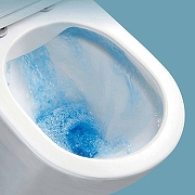 Унитаз с инсталляцией CeramaLux 2197 + Viega Prevista Dry 8524.14 792596 с сиденьем Микролифт и клавишей смыва Хром-2