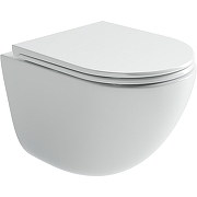 Унитаз с инсталляцией Ceramicanova Vogue CN4008T + WellWant Standart 50 WWISI111BB с сиденьем Микролифт и Черной матовой клавишей смыва-1