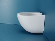 Унитаз с инсталляцией Ceramicanova Vogue CN4008T + WellWant Standart 50 WWISI111BB с сиденьем Микролифт и Черной матовой клавишей смыва-4