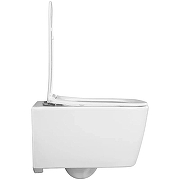 Унитаз с инсталляцией Aquatek Либра New AQ1148N-00 + Tece Base 9400413 с сиденьем Микролифт и Белой клавишей смыва-4