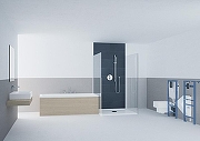 Унитаз с инсталляцией WeltWasser Merzbach 043 GL-WT 10000009939 + Grohe Rapid SL 38775001 с сиденьем Микролифт и клавишей смыва Хром-10