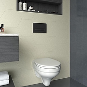 Унитаз с инсталляцией Ceramicanova Play CN3001 + Berges Atom 410 040340 с сиденьем Микролифт и Черной матовой клавишей смыва-6