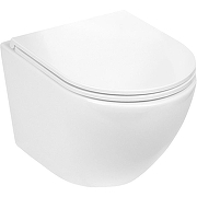 Унитаз с инсталляцией WeltWasser Merzbach 043 GL-WT 10000009939 + Berges Atom 410 040340 с сиденьем Микролифт и Черной матовой клавишей смыва-2