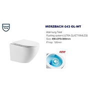 Унитаз с инсталляцией WeltWasser Merzbach 043 GL-WT 10000009939 + Berges Atom 410 040340 с сиденьем Микролифт и Черной матовой клавишей смыва-12