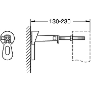 Унитаз с инсталляцией Rosa Элеганс Люкс Вн УнБ32 4620008195438 + Grohe Rapid SL 38811KF0 с сиденьем Микролифт и Черной матовой клавишей смыва-18