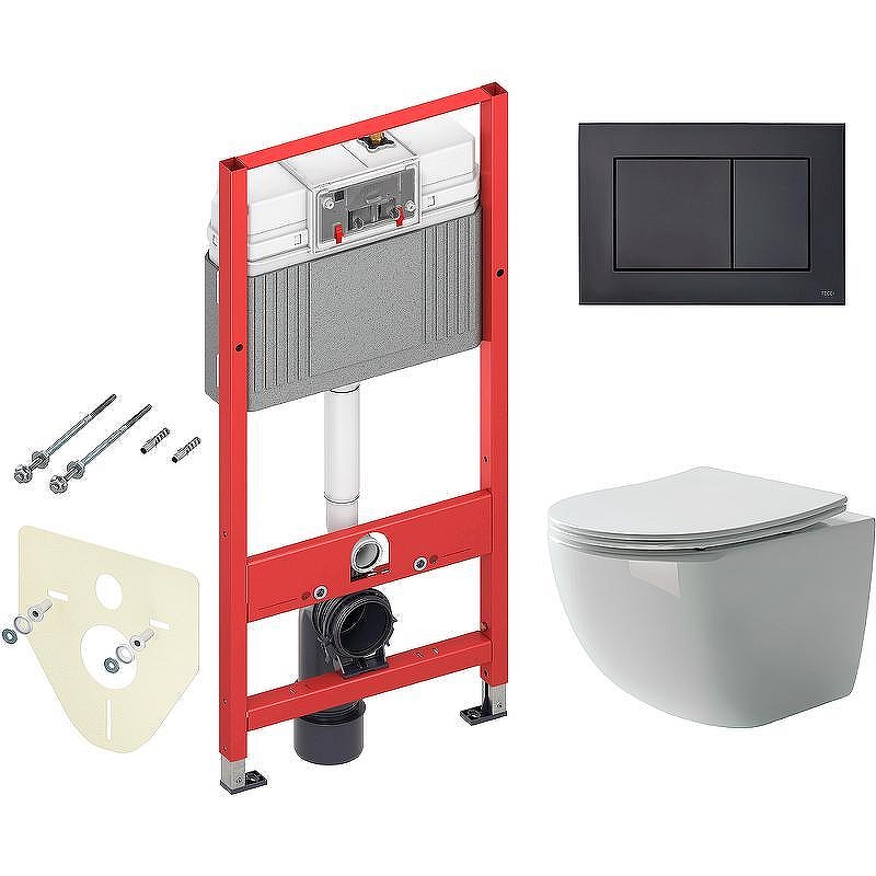 Унитаз с инсталляцией Ceramicanova Forma CN3009 + Tece Now 9400414 