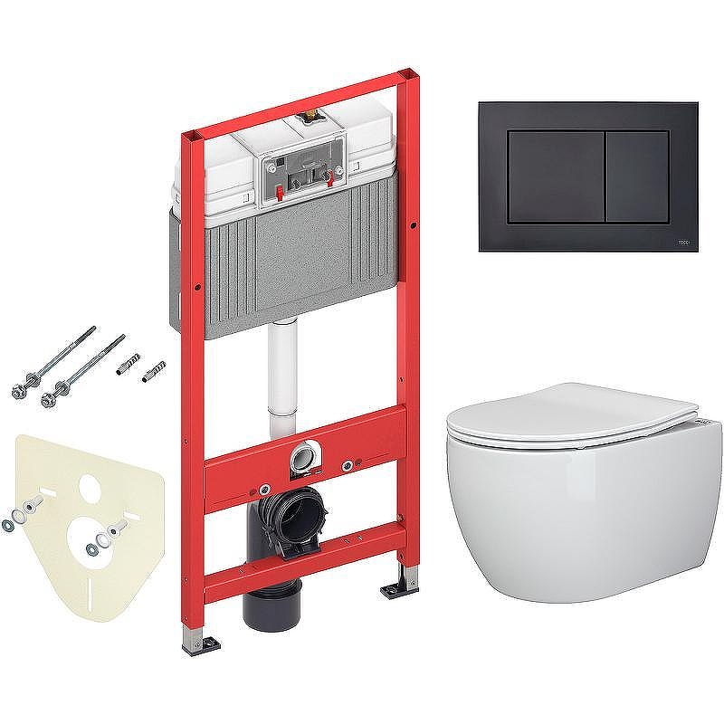 Унитаз с инсталляцией Ceramicanova Play CN3001 + Tece Now 9400414 