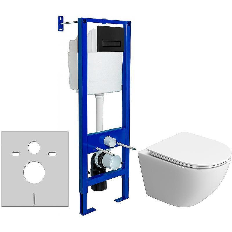 Унитаз с инсталляцией BelBagno Uno-Tor BB5177CH-TOR/SC + Berges Atom 410 040340 