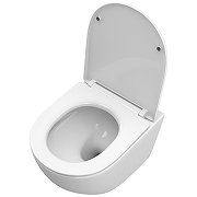 Унитаз с инсталляцией BelBagno Uno-Tor BB5177CH-TOR/SC + Tece Now 9400414 с сиденьем Микролифт и Черной матовой клавишей смыва-4