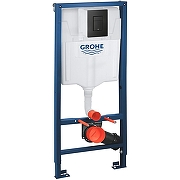 Унитаз с инсталляцией Ceramicanova Vogue CN4008T + Grohe Rapid SL 38811KF0 с сиденьем Микролифт и Черной матовой клавишей смыва-10