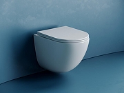 Унитаз с инсталляцией Ceramicanova Vogue CN4008T + Tece Now 9400414 с сиденьем Микролифт и Черной матовой клавишей смыва-2