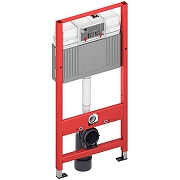 Унитаз с инсталляцией Ceramicanova Vogue CN4008T + Tece Now 9400414 с сиденьем Микролифт и Черной матовой клавишей смыва-10