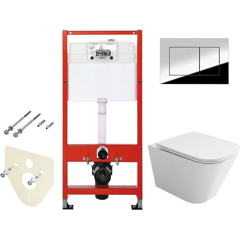 Унитаз с инсталляцией Ceramicanova Union CN4009T + Tece Profil 9400412 