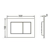 Унитаз с инсталляцией Ceramicanova Union CN4009T + Tece Profil 9400412 с сиденьем Микролифт и клавишей смыва Хром глянцевый-18