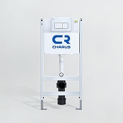 Унитаз с инсталляцией Ceramicanova Vogue CN4008T + Charus City CR.200.21.01 с сиденьем Микролифт и клавишей смыва Хром глянцевый-10