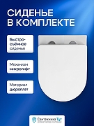 Унитаз с инсталляцией Avimano Promotion 1000080 + Charus City CR.200.21.01 с сиденьем Микролифт и клавишей смыва Хром глянцевый-3
