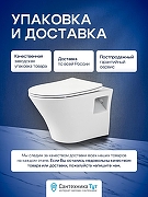 Унитаз с инсталляцией Avimano Promotion 1000080 + Berges Novum D5 040235 с сиденьем Микролифт и Черной матовой клавишей смыва-7