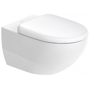 Унитаз с инсталляцией Duravit Architec 45720900A1 + Grohe Rapid SL 38772001 с сиденьем Микролифт и клавишей смыва Хром-1
