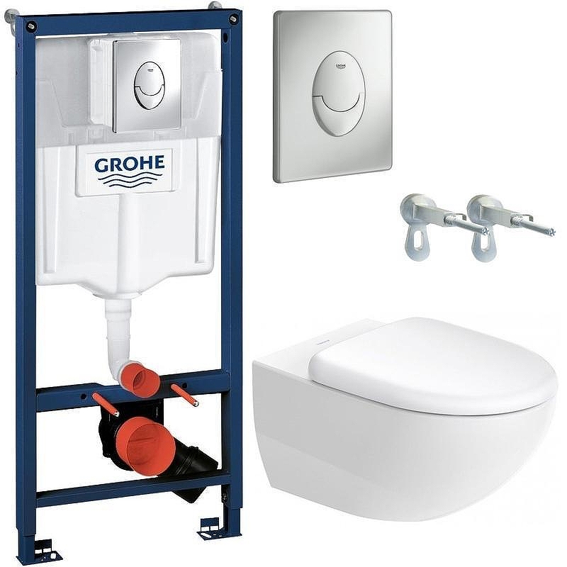 Унитаз с инсталляцией Duravit Architec 45720900A1 + Grohe Rapid SL 38721001 