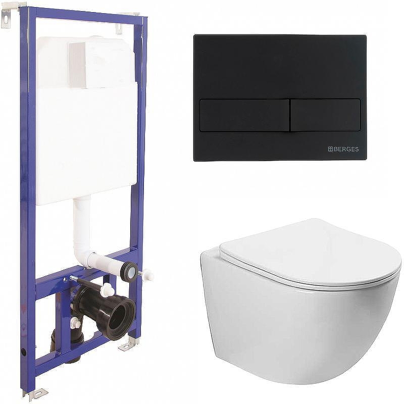 Унитаз с инсталляцией Vincea Globo VT1-14S + Berges Novum L5 040215 