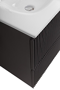 Тумба с раковиной BelBagno Uno 60 UNO-600-2C-SO-GSO+Eco 60 CZR-8073-60 подвесная цвет Темно-серый матовый-7