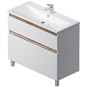 Тумба с раковиной AM.PM X-Joy 100 M85AFSX1002WG+X-Joy 100 M85AWCC1002WG64 цвет Белый глянцевый-2