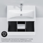 Тумба с раковиной AM.PM Gem 75 2 M90FHX07522WG+Gem 75 M90WCC0752WG подвесная цвет Белый глянцевый-3