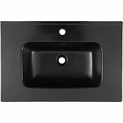 Тумба с раковиной Aquanet Джейн 70 335423+Flat 70 329254 подвесная цвет Белый матовый-7