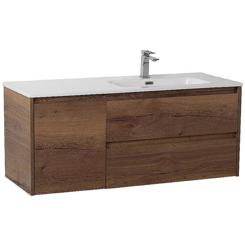 Тумба с раковиной BelBagno Kraft 120 R KRAFT-1200-2C-1A-SO-RT-R+120 R BB1200ETL-R подвесная 