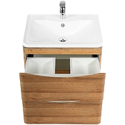 Тумба с раковиной BelBagno 70 ACQUA-700-2C-SO-RR+70 BB700/455-LV-MR-ALR подвесная цвет Rovere Rustico-6