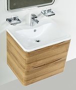 Тумба с раковиной BelBagno 70 ACQUA-700-2C-SO-RR+70 BB700/455-LV-MR-ALR подвесная цвет Rovere Rustico-9