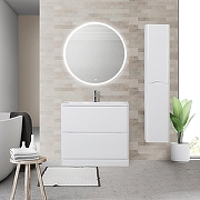 Тумба с раковиной BelBagno 80 ACQUA-800-2C-PIA-BL+80 BB800/455-LV-MR-ALR цвет Bianco Lucido-6