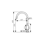 Смеситель для кухни Kaiser Arena 33244-4 цвет Белый матовый-1