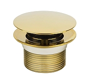 Донный клапан Kaiser 8024-3 /8004В-Gold click-clack цвет Золото
