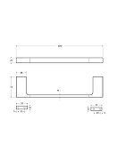 Полотенцедержатель Cezares Движение (Slider) SLIDER-TH-30-NOP цвет Черный матовый-1
