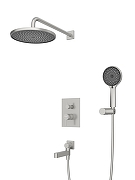 Душевая система BelBagno Дельта (Delta) DEL2.0-VDSET-IN цвет Сатин