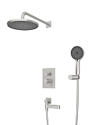 Душевая система BelBagno Дельта (Delta) DEL2.0-VDSET-IN цвет Сатин-1