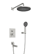 Душевая система BelBagno Дельта (Delta) DEL2.0-VDSET-IN цвет Сатин-2