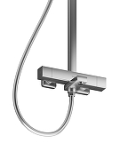 Душевая система BelBagno Структура (Kraft) KRAFT-VSCM-T-IN с термостатом цвет Сатин-5