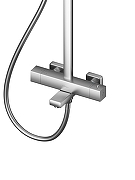 Душевая система BelBagno Структура (Kraft) KRAFT-VSCM-T-IN с термостатом цвет Сатин-6