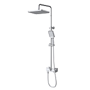 Комплект смесителей BelBagno Факел (Ardente) ARDENTE-VSCM/LVM-CRM цвет Хром-10